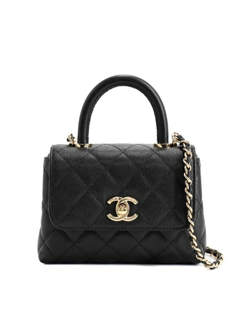 Chanel Shoulder Bag Top Handle Mini Flap